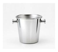 Alessi 5052 Seau avec Poignées Pour deux Bouteilles Bordelaises, Bourguignonnes et à Champagne en Acier Inoxydable 18/10 Extérieur Brillant, Intérieur Satiné
