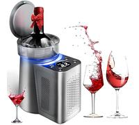 Refroidisseur à vin électrique, portable et sans glaçons, for bouteilles de 750 ml. Refroidisseur à vin rapide for une bouteille. Refroidissement rapide et sans effort for les fêtes, événements