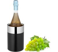 Refroidisseur à vin en acier inoxydable noir, argenté RD42487