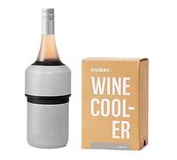 Refroidisseur à vin Huski | Design sans glace primé | Garde le vin froid jusqu'à 6 heures | Nouvel accessoire de vin | Convient à certaines bouteilles de champagne (Gris Pierre)
