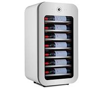 Refroidisseur à vin, réfrigérateur à boissons, mini réfrigérateur hydratant à température constante, réfrigérateur à compresseur ultra-mince, parfait pour la maison, le bar, le bureau, peut contenir 2