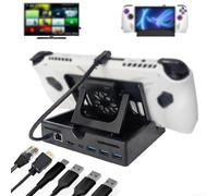 Refroidisseur ABS pour Console de Jeu Portable pour efficace | Connexion multiple, design compact, compatible pour rog pour xbox, rÃ©duction de pour bruit, matÃ©riau durable