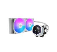 Refroidisseur AIO COOLER MASTER ML Core Nex Digital 240 - 240mm ARGB, écran hexagonal, 2x120mm, blanc
