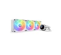 Refroidisseur AIO - NZXT - Kraken Blanc RGB - 360mm - Écran LCD personnalisable - 3 ventilateurs RGB