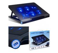 Refroidisseur Air Stream 18¿¿ support pour PC PORTABLE 18" 2000RPM 12DBA 6 ventilateurs