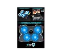 Refroidisseur RGB Air Stream Spirit of gamer PC PORTABLE 17" 4 ventilateurs AIRBLADE 900RPM + 2 PORTS USB