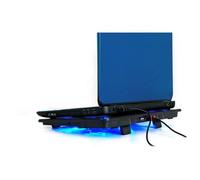 Refroidisseur avec 5 ventilateurs pour Ordinateur Portable PC Notebook de 14-17 pouce Cooler externe Stand Noir