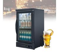 Refroidisseur Barre Arrière Réfrigérateur Commercial Hauteur Comptoir Avec Éclairage LED À 2 Portes En Verre, Refroidisseur De Réfrigérateur De Boissons Sous Le Comptoir De 7,4 Pi³ For Soda ( Color :