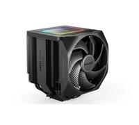 be quiet! Dark Rock Elite ventirad radiateur, 2x ventilateur Silent Wings 135 mm PWM, sélecteur de vitesse permettant de basculer entre 2 modes 7 caloducs haute performance, Éclairage LEDs ARGB, BK037