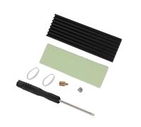 Refroidisseur chauffant SSD en aluminium, corps de refroidissement à froid efficace pour disque dur M.2 2280 avec outils et accessoires pour ordinateur portable, corps de refroidissement de disque dur