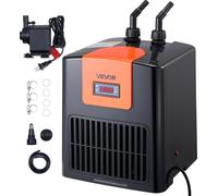 Refroidisseur/chauffeur d'eau d'aquarium VEVOR 200L avec pompe à eau à haut débit, compresseur, évaporateur en titane, accessoires complets, refroidissement rapide pour aquarium, axolotl, récif corall