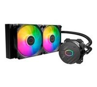 Cooler Master Refroidisseur CPU MasterLiquid 240L ARGB – Pompe double ARGB 120mm LGA1700/AM5 Noir