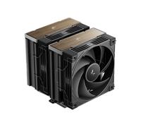 Refroidisseur CPU air DeepCool AK620 G2 Double ventilateur 120 mm PWM, base cuivre, 6 caloducs, compatible LGA1851/AM5, Noir