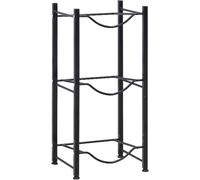 Refroidisseur D’Eau De 5 Gallons Porte-pichet Organisateur De Stockage De Bouteille D’Eau en Acier Au Carbone Robuste Empilable, 33cm×34cm×75cm