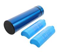 Refroidisseur D’insuline de Voyage Bleu en Acier Inoxydable, 3 Emplacements | Double Isolation, Fermeture Scellée, Bandoulière Réglable et Portage à Main pour Déplacements en Voiture et Extérieur