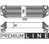 Refroidisseur d'air de suralimentation Filtre à visser Vanne de décharge MAHLE pour ALPINA D5