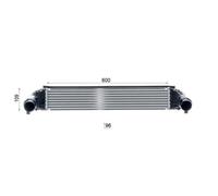 Refroidisseur d'air de suralimentation MAHLE CI 624 000P pour ASTRA K 1.6 2015-