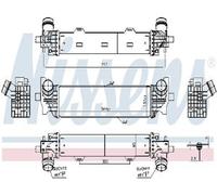 Refroidisseur d'air de suralimentation NISSENS 961226