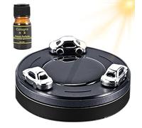 Refroidisseur d'air de voiture à énergie solaire - Diffuseur d'ornement d'aromathérapie, diffuseur de tableau de bord de conception de modèle rotatif | Circulateur d'odeurs d'ornement de voiture