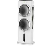 MACOM Enjoy & Relax 988 Power Double Wind Puissant Refroidisseur d'air évaporatif avec Double Ventilateur, Blanc, Débit d'air: 28,6 m3/Minute