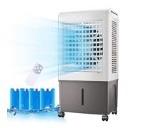 Refroidisseur d'air évaporatif Portable avec télécommande, 3 Vitesses et minuterie de 7,5 Heures pour la Maison et Le Bureau