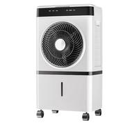 Refroidisseur d'air évaporatif Portable, climatiseurs Mobiles, Ventilateur de Refroidissement avec télécommande, minuterie de 12 Heures, réservoir d'eau de 14 litres, 3 Vitesses