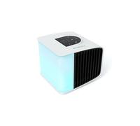 Refroidisseur d'air evaSMART Portable Silencieux Contrôlé par Appli, LED d'Ambiance Colorée, Blanc