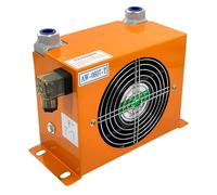 Refroidisseur d'air hydraulique, 30l/min, AC DC, radiateur d'huile refroidi par Air, ventilateur d'échangeur de chaleur AJ0607T-CA Fonctionnement stable