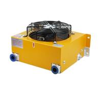 Refroidisseur d'air hydraulique AH1012T-CA 24 V/12 V/220 V/380 V for grue montée sur camion, refroidisseur de réservoir de carburant modifié, radiateur d'huile Applications polyvalentes(220)