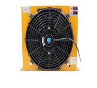 Refroidisseur d'air hydraulique AH1012T-CA Grue montée sur camion de réservoir carburant modifié Radiateur d'huile refroidi par air Applications polyvalentes(12V)