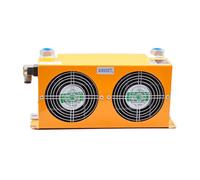 Refroidisseur d'air hydraulique Refroidisseur d'huile hydraulique à double ventilateur 60 l/min AH0608TL-CA for machine CNC Échangeur de chaleur à air industriel(AH0608TL-CA AC110V)