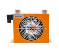 Refroidisseur d'air hydraulique, refroidisseur d'huile hydraulique en aluminium, 680 kcal/h, volume de gaz d'échappement 200 m³/h, débit 20 l/min, refroidisseur d'huile refroidi par air