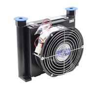 Refroidisseur d'air hydraulique Ventilateur radiateur hydraulique refroidisseur d'air refroidisseur d'huile AJ0510T radiateur refroidi par Air échange de chaleur hydraulique(PT1 2,AC220V)