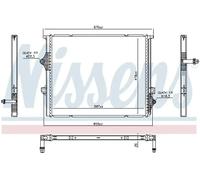 Radiateur basse température, intercooler NISSENS 606397