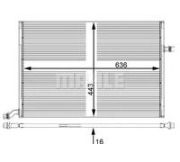 MAHLE CIR 25 000P Radiateur basse température, intercooler