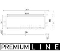 MAHLE CIR 35 000P Radiateur basse température, intercooler