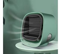 Refroidisseur d'air Mini Refroidisseur d'air par évaporation, climatiseur Portable 3 en 1, Ventilateurs de Refroidissement pour Espace Personnel, humidificateur purificateur avec 3 Vitesses