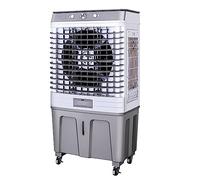 Refroidisseur d'air par évaporation avec débit d'air élevé, grand réservoir d'eau, large oscillation, et plusieurs vitesses pour un refroidissement efficace dans les espaces commerciaux intérieurs et