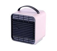 Refroidisseur d'air par évaporation avec Ventilateur, humidificateur d'air par évaporation, Mini climatiseur Portable avec veilleuse LED pour la Maison, Le Bureau avec 3 Vitesses de réglage