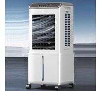 Refroidisseur d'air par évaporation de 1 800 pi³/min avec réservoir de 10 L, minuterie 24 h, 3 vitesses et blocs de glace - Ventilateur portable silencieux pour la maison, modèle de télécommande, 60 x