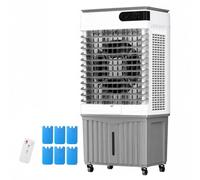 Refroidisseur d'air par évaporation Industriel, Refroidisseur de Marais Portable de 30 à 70 L avec télécommande