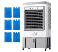 Refroidisseur d'air par évaporation, modèle Portable à 3 Vitesses avec Oscillation à 120°, Grand réservoir pour la Maison, Le Bureau ou Le Magasin - Refroidissement Efficace