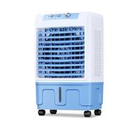 Refroidisseur d'air par évaporation - Oscillation 120°, ventilateur portable à 3 vitesses avec grand réservoir d'eau, 6000-320000 CFM, pour intérieur et extérieur