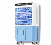Refroidisseur d'air par évaporation portable avec grand réservoir d'eau, blocs de glace, oscillation à 120°, refroidisseur de marais sans ventilation pour intérieur, extérieur, chambre, bureau