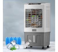 Refroidisseur d'air par évaporation Portable avec Grand réservoir d'eau pour Le Refroidissement de la piè, Fonctionnement économe en énergie Silencieux pour la Maison Le Bureau