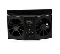 Refroidisseur d'air par évaporation pour Voiture, Ventilateur d'échappement Solaire alimenté par Batterie, climatiseur de fenêtre Avant/arrière Automatique, radiateur de Ventilateur de