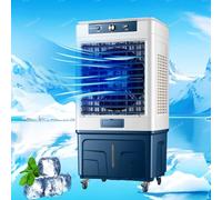 Refroidisseur d'air par évaporation, refroidissement de marais à remplissage automatique continu avec roulettes de défilement pour usage commercial, industriel, garage, terrasse, extérieur