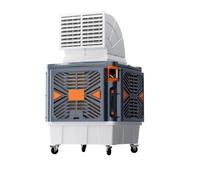 Refroidisseur d'air par évaporation Ventilateur de refroidissement par eau à débit d'air élevé, refroidisseur mobile qualité industrielle