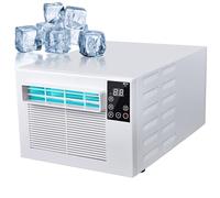 Refroidisseur d'air Portable, 1876BTU Mini Ventilateur d'évaporation avec télécommande, déshumidificateur Silencieux pour Chambre à Coucher, VR, dortoir, Voiture, Tente, Fonctionnement à Faible Bruit