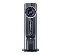 Refroidisseur d'air portable 3 en 1 avec humidificateur et ventilateur pour bureau, performance ultra silencieuse inférieure à 35 dB, économie d'énergie et design compact (noir)